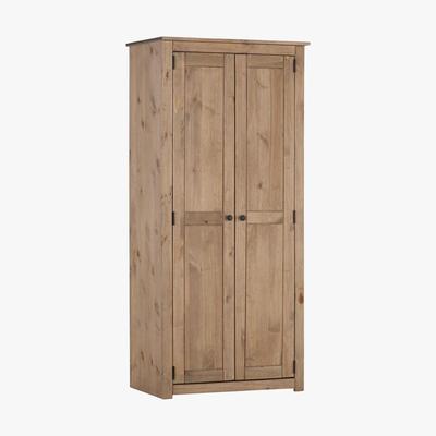 Dunelm Panama 2 Door Wardrobe Natural