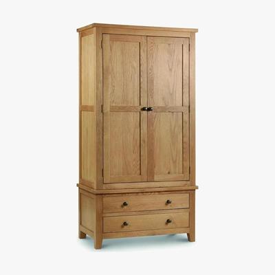 Dunelm Julian Bowen Marlborough 2 Door 2 Drawer Wardrobe Natural