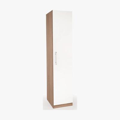 Dunelm Hyde Single Wardrobe White/Natural