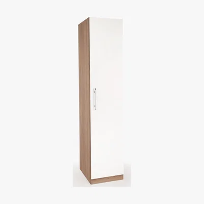 Dunelm Hyde Single Wardrobe White/Natural