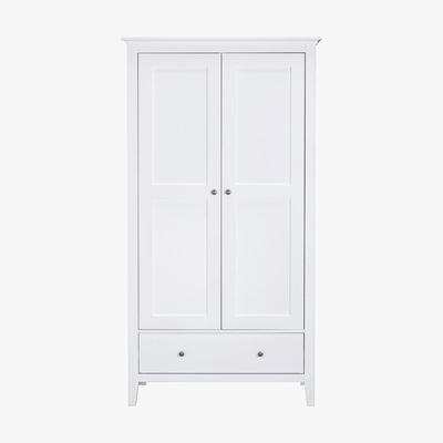 Dunelm Lynton White Gents Wardrobe White