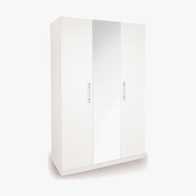 Dunelm Acton Triple Wardrobe White