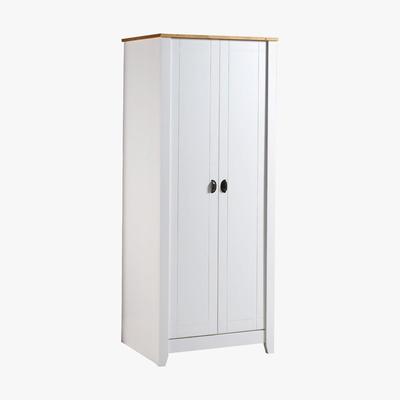 Dunelm Ludlow White Wardrobe White