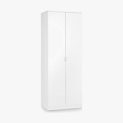 Dunelm Manhattan White Double Wardrobe White