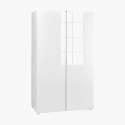 Dunelm Puro 2 Door White Wardrobe White