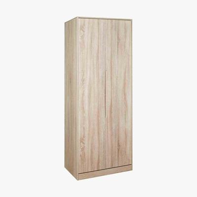 Dunelm Monaco Wood Effect Tall Double Wardrobe Natural