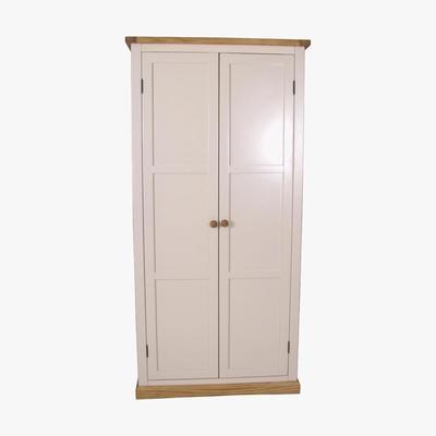 Dunelm Colby Double Wardrobe White
