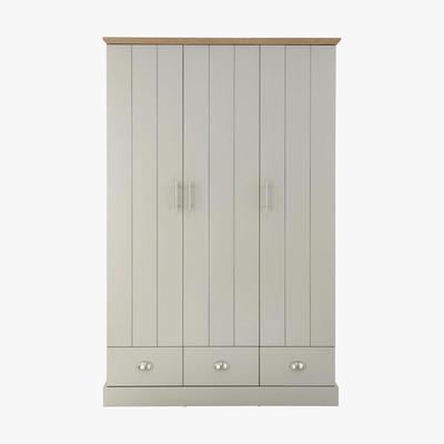 Dunelm Kendal Triple Wardrobe Grey