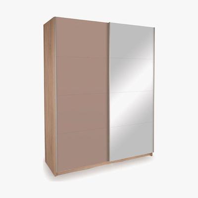 Dunelm Ellum Natural Sliding Wardrobe Putty