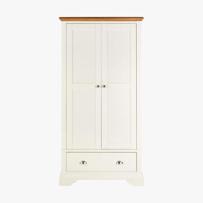 Dunelm Eaton Cream Double Wardrobe Cream
