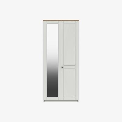 Dunelm Darwin Double Wardrobe Mid Oak (Brown)