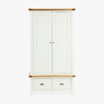 Dunelm Wilby Cream Double Wardrobe Cream (Natural)