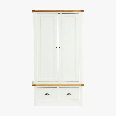 Dunelm Wilby Cream Double Wardrobe Cream (Natural)