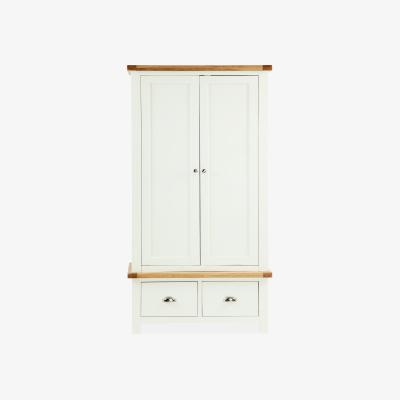 Dunelm Wilby Cream Double Wardrobe Cream (Natural)