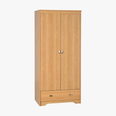 Dunelm Regent 2 Door Wardrobe Natural