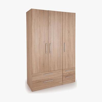 Dunelm Holborn 3 Door 4 Drawer Wardrobe Natural