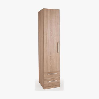 Dunelm Holborn 1 Door 2 Drawer Wardrobe Natural