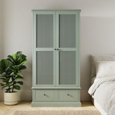 Dunelm Lucy Double 1 Drawer Wardrobe Sage (Green)