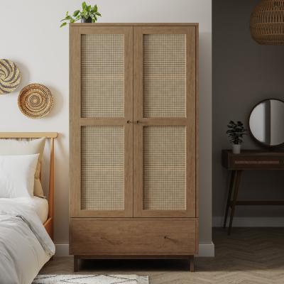 Dunelm Indi Double Wardrobe Wood (Brown)