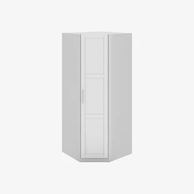 Dunelm Sudbury Framed Corner Wardrobe White