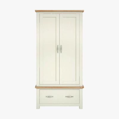 Dunelm Sidmouth Cream Gents Wardrobe Cream (Natural)
