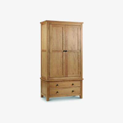 Dunelm Julian Bowen Marlborough 2 Door 2 Drawer Wardrobe Natural