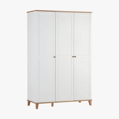 Dunelm Arcadia White Wardrobe White