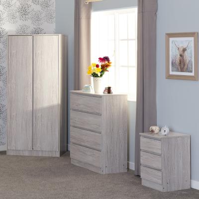 Dunelm Malvern Trio Bedroom Furniture Set Urban Snow