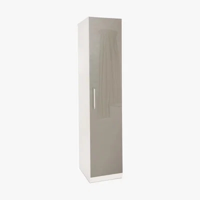 Dunelm Bayswater 1 Door Wardrobe White
