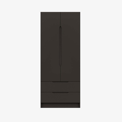Dunelm Legato 2 Door Combi Wardrobe Graphite (Grey)