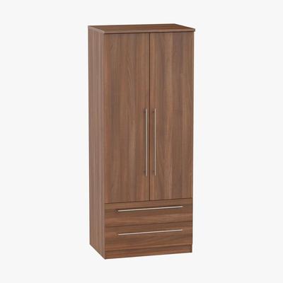 Dunelm Sherwood 2 Drawer Wardrobe Natural