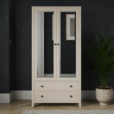 Dunelm Malone Double Wardrobe Grey