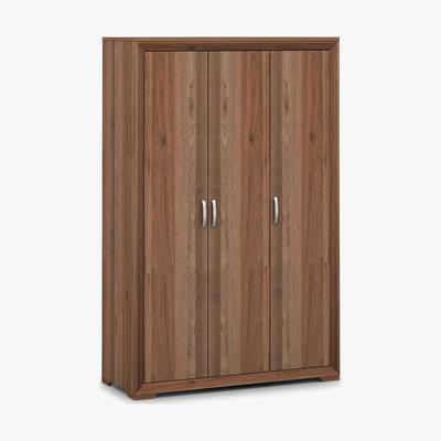Dunelm Buckingham 3 Door Wardrobe Brown