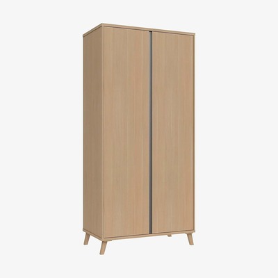 Dunelm Jenson 2 Door Large Wardrobe Light Oak