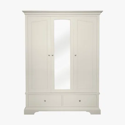 Dunelm Charlotte Triple Wardrobe White