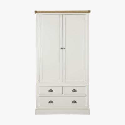 Dunelm Compton Ivory Gents Wardrobe Cream