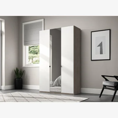 Dreams Kirkpatrick Wooden 3-Door Wardrobe - White