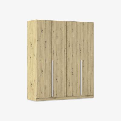 Furniture Village Rauch - Freja 181cm 4 Door Hinged Oak Wardrobe