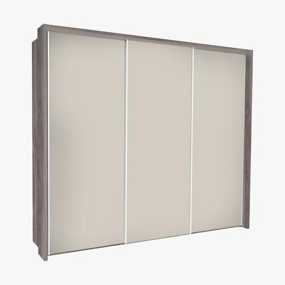 Furniture Village Wiemann - Pacifica 260cm 3 Door Sliding Wardrobe - Cream