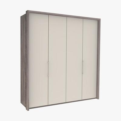 Furniture Village Wiemann - Pacifica 206cm 4 Door Bi-fold Wardrobe - Cream