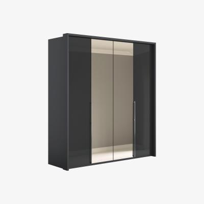 Furniture Village Wiemann - Pacifica 2 206cm 4 Door Bifold Wardrobe with 2 Mirror Doors