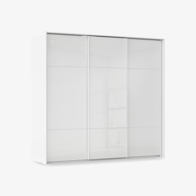 Furniture Village Rauch - Haven 250cm 3 Door Slider Wardrobe with Glass Doors