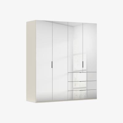 Furniture Village Rauch - Formes 4 Door Bifold Combi Mirror Wardrobe