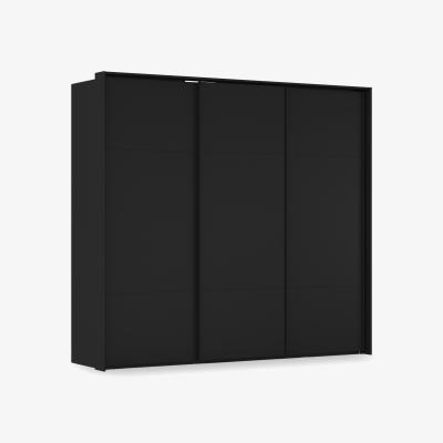 Furniture Village Rauch - Haven 250cm 3 Door Slider Wardrobe with Décor Doors