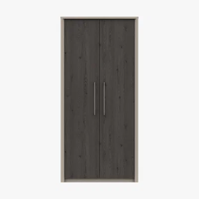 Furniture Village London Bedrooms - Paddington 2 Door Wardrobe - Black