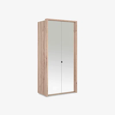 Furniture Village Wiemann - Hong Kong 2 Door Hinged Wardrobe with Mirror Doors