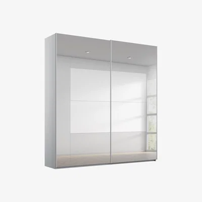 Furniture Village Rauch - Rio 181cm 2 Door Sliding Wardrobe with Premium Interior Fittings Package