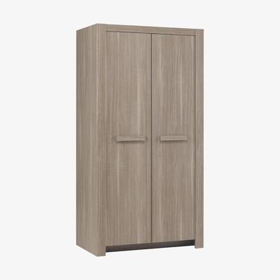 Furniture Village Logan 2 Door Wardrobe - Brown