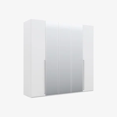 Furniture Village Lisia 5 Door Wardrobe with 3 Mirrors