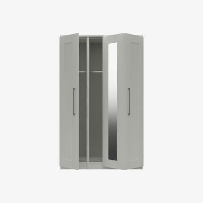 Furniture Village London Bedrooms - Fenchurch 3 Door Bifold Wardrobe with Mirror - White